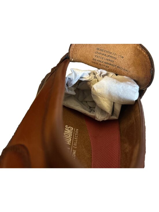 Mens Stacy Adams Marlowe Penny Slip On Cogac Leather 25550-221 Size 13 NWOB main image 2